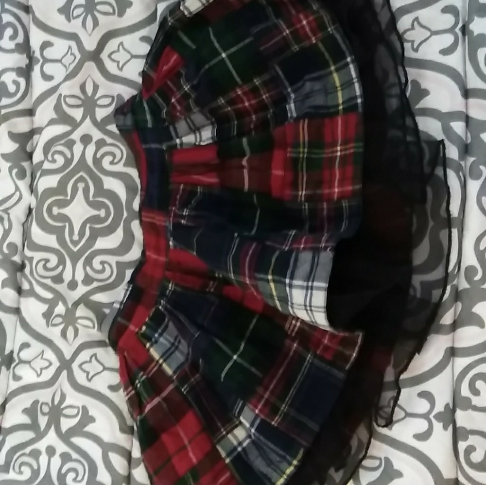 Baby gap plaid skirt
